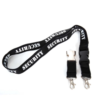 Security keycord Neoprene Zwart